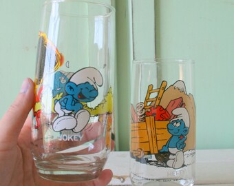 Brainy Trinkglas Schl/ümpfe Glas 0,3l Schlaubi
