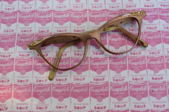 1950s 1960s Vintage CAT EYE Eye Glasses....vintag… - image 2