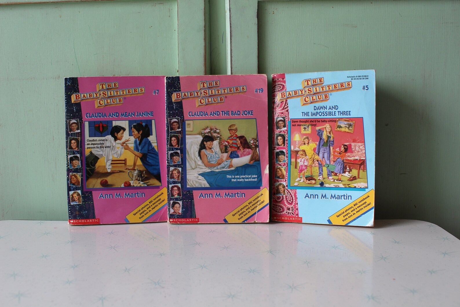 Vintage BABYSITTERS CLUB Book Set of 3....ann M Martin. Etsy UK