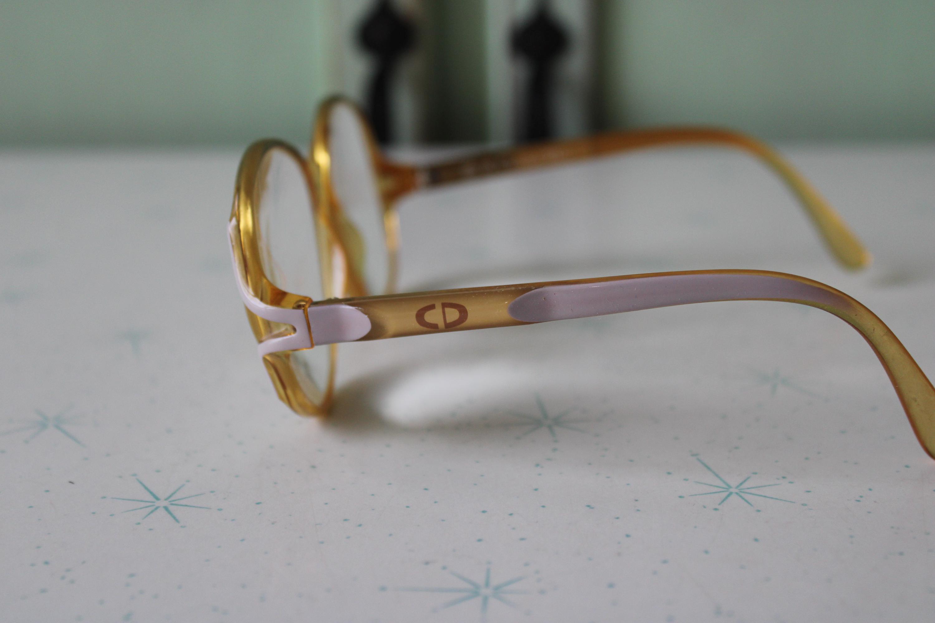 Authentic Christian Dior luxury designer vintage prescription eyeglasses frames Christian Dior Vintage Glasses, Sunglasses – Ed & Sarna  main image 2
