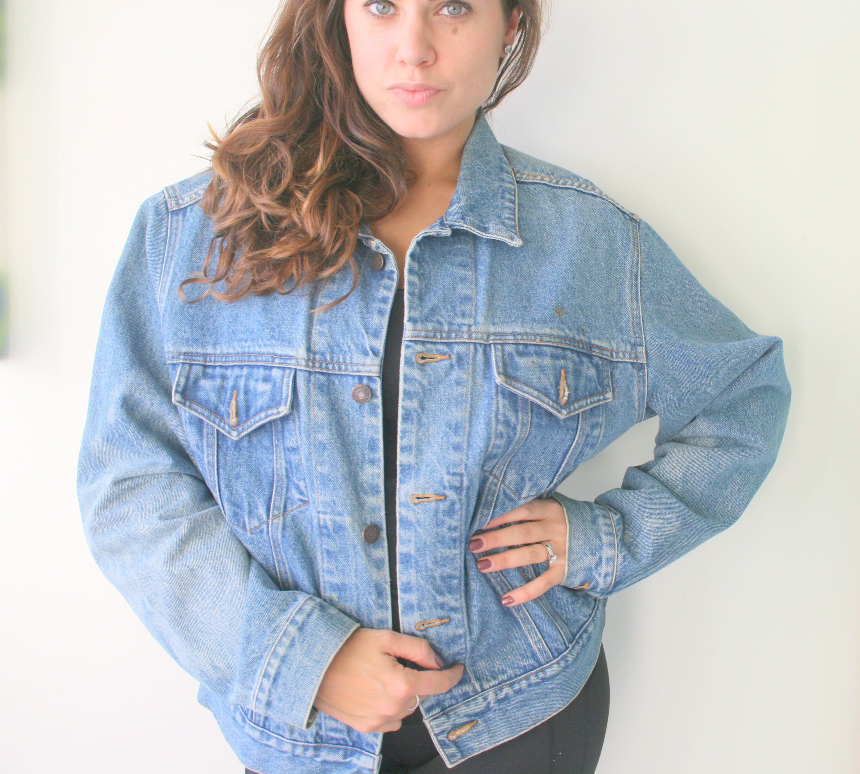 Vintage GAP Denim Jacket, 80s-90s Unisex Coat - Etsy
