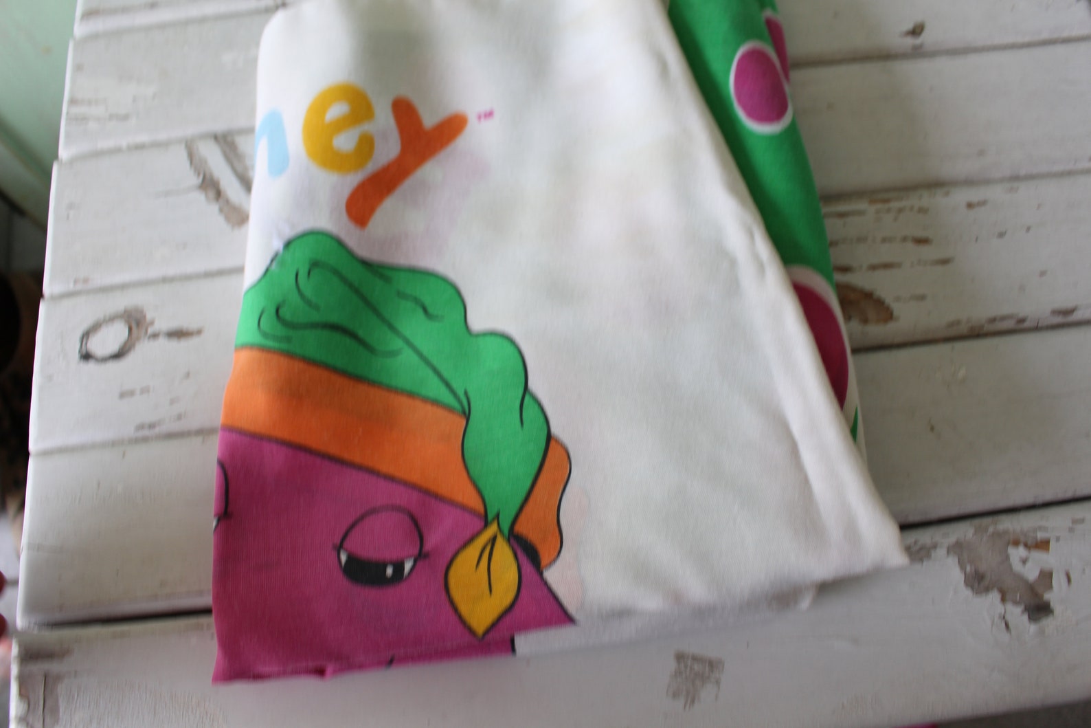 barney the dinosaur pillow