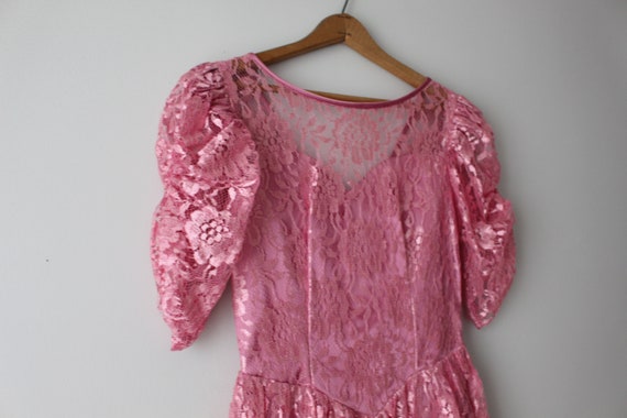 1960s Lovely Vintage PRETTY PINK Dress...fancy. p… - image 5