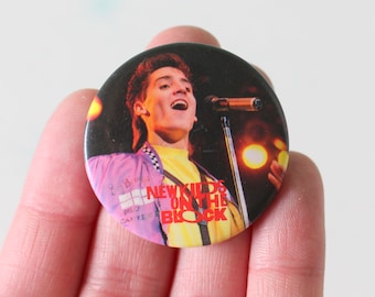 1990s New Kids On The Block Button Pin -  NKOTB Collectible