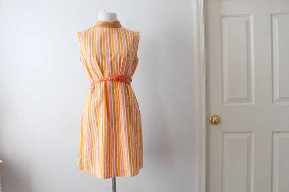 1960s 1970s Vintage MOD GROOVY Dress....medium. s… - image 1