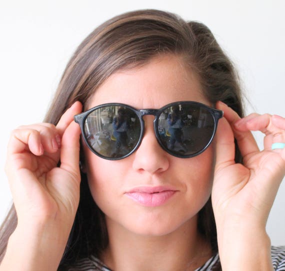 1980s Round Sunglasses, New Old Stock, Unisex
