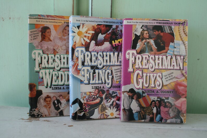 Vintage FRESHMAN DORM SERIES Book Set of 3....high school. Etsy