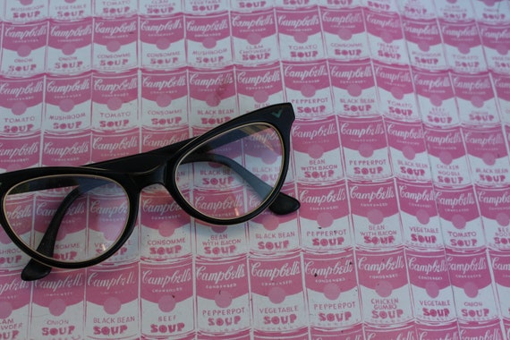 1950s 1960s Vintage CAT EYE Atomic Eye Glasses.vi… - image 3