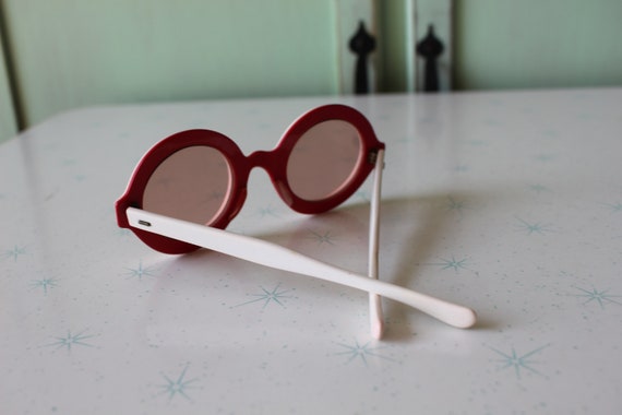 1950s 1960s MOD Party Glass Lens Sunglasses...gro… - image 2