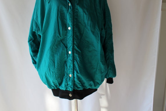 1980s Vintage Windbreaker Jacket..medium. black. … - image 2