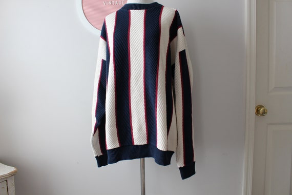 1990s Striped Oversized Sweater... large. xlarge.… - image 3