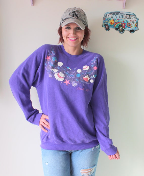 1980s 90s Vintage DUCK NC Sweatshirt..size xlarge… - image 1