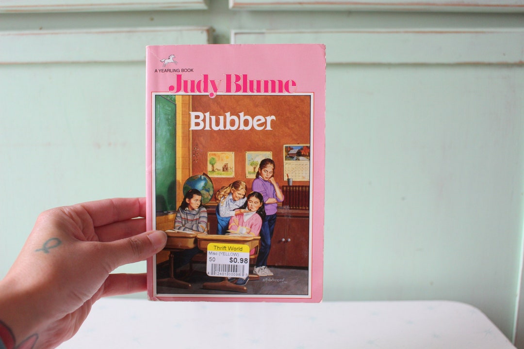 1986 Vintage Blubber Judy Blume Book..elementary. Literature. Etsy