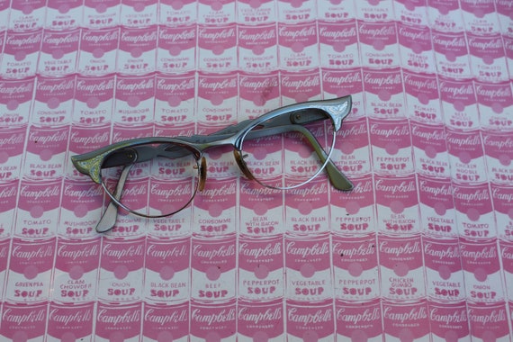 1950s 1960s Vintage CAT EYE Eye Glasses....vintag… - image 2