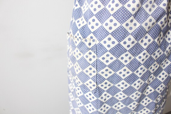 1960s Atomic Apron: Vintage Patchwork Paisley Kit… - image 4