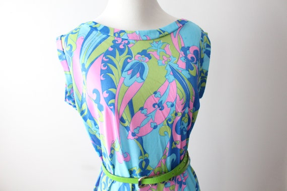 GROOVY 1970s Vintage Summertime MOD Flower Power … - image 1