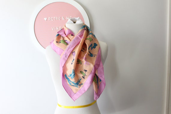 Vintage 1960s Retro Art Deco Scarf....groovy. 60s… - image 1