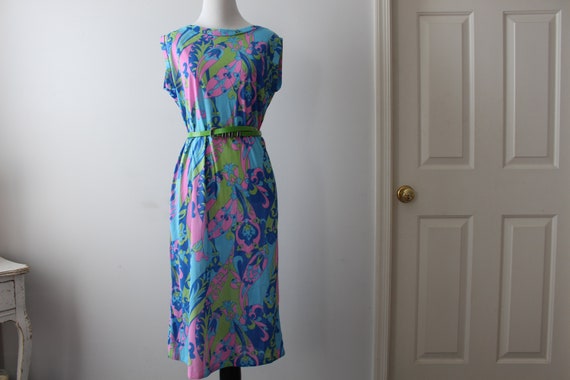 GROOVY 1970s Vintage Summertime MOD Flower Power … - image 4