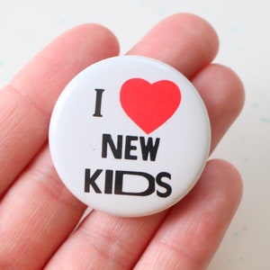 Vintage 1990er Jahre New Kids on the Block Anstecknadel