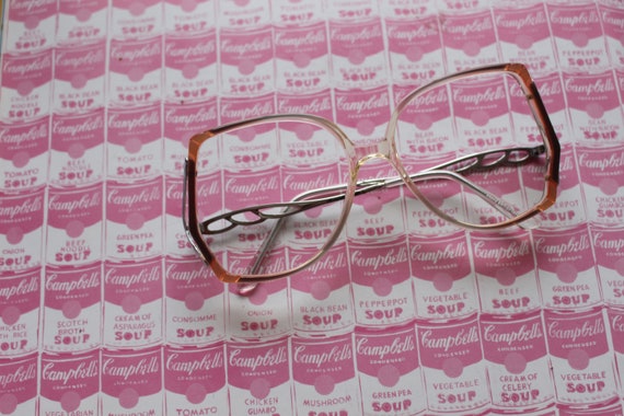 Vintage 56-16 RETRO EYEWEAR...70s. big lens. groo… - image 3