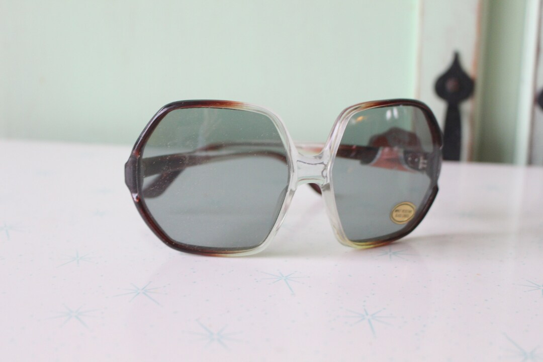 1970s MOD Sunglasses: Rare Deadstock Big Lens Eyewear