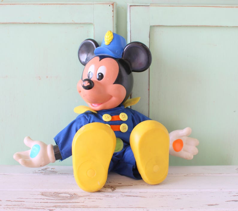 Vintage MICKEY MOUSE Doll......disney. vintage doll. retro Etsy