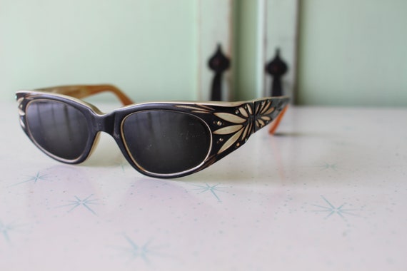 1950s 1960s Vintage CAT EYE Glasses....vintage ey… - image 5