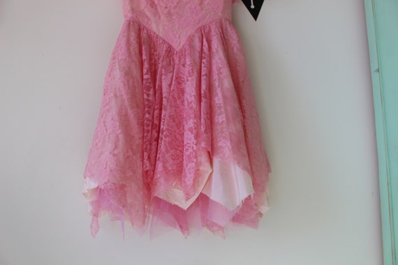 Vintage PINK LACE Ruffled Victorian Dream Dress..… - image 2