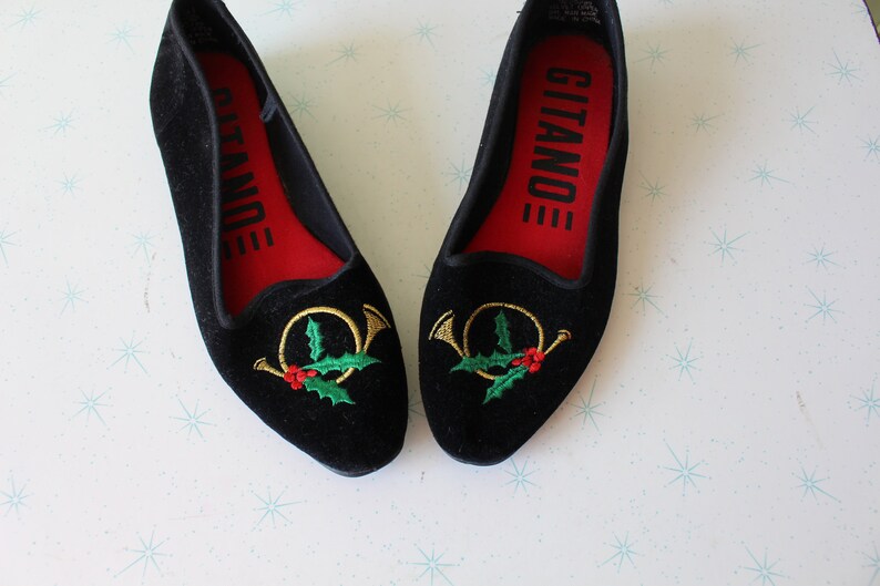 ladies christmas flats