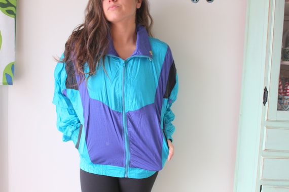 1980s HIPSTER Jacket....unisex. colorful. bright.