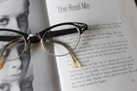 1950s 1960s Vintage CAT EYE Eye Glasses..vintage … - image 3