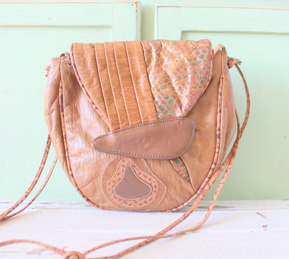 1980s Vintage Aztec Shoulder Purse.retro.handbag.clutch. Shoulder 