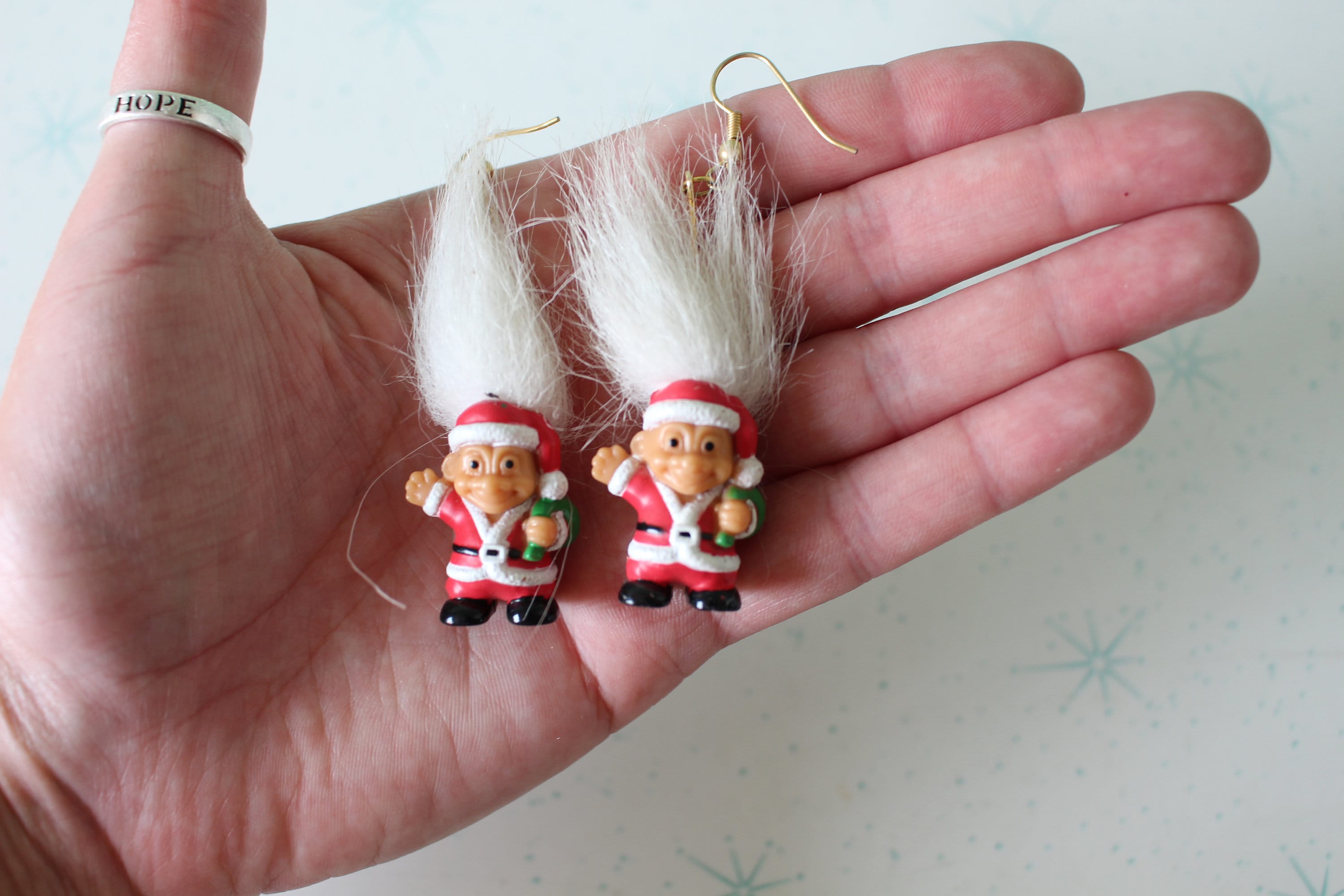 NOS Vintage TROLLS Doll Earringscollectible. Troll. 1980s