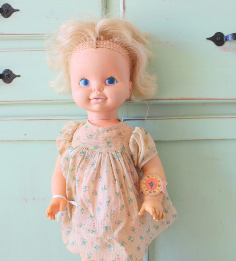 1960s Vintage CREEPY DOLL...50s 60s kitsch. retro. kids. Etsy