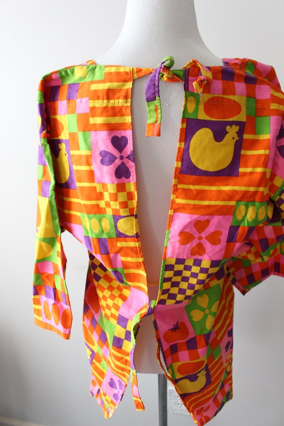 1970s Vintage GROOVY Top.....free size. unisex. r… - image 3