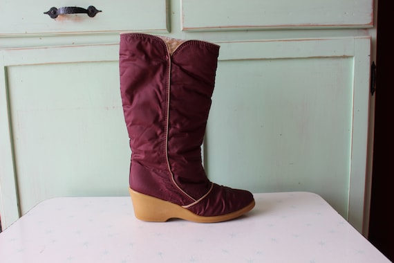 1970s RAINBOOTS..size 6 womens.snow boots. rain b… - image 2