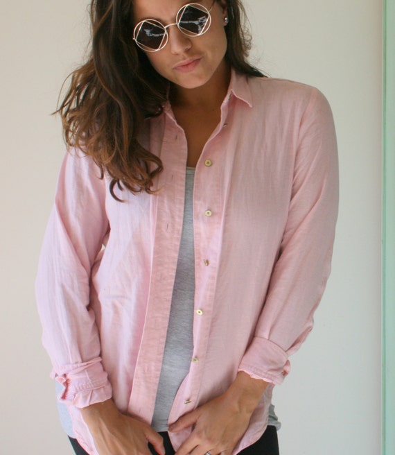 Vintage LIZ CLAIBORNE Pink Blouse..womens. Mod. Costume. - Etsy