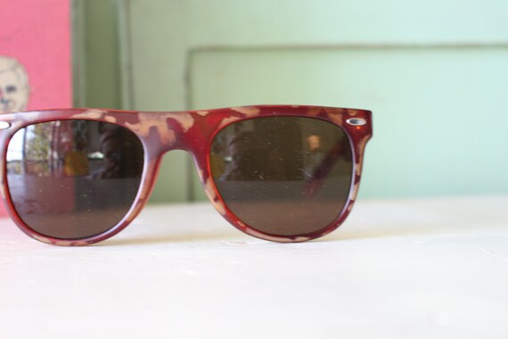 1980s HIPSTER Tort Sunglasses..unisex. retro. rad… - image 4