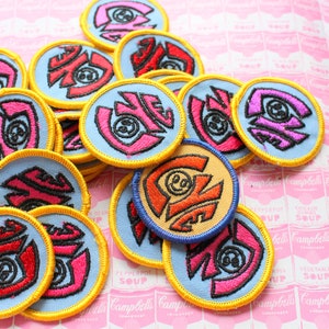 1970s Groovy LOVE Patch: Vintage Kitsch Costume Accessory