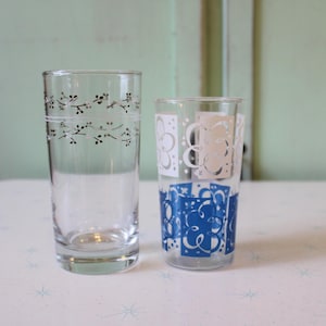 1960s Retro Juice Glasses Daisies - Etsy