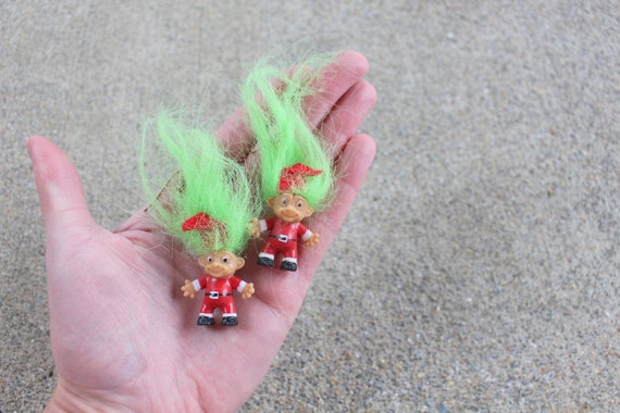 NOS Vintage TROLLS Doll Earrings.....collectible.… - image 1
