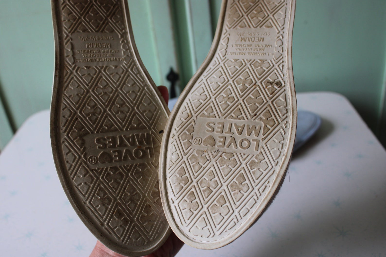 1980s Vintage Slippers LOT Nighty House Shoes Flats.....size 6 7