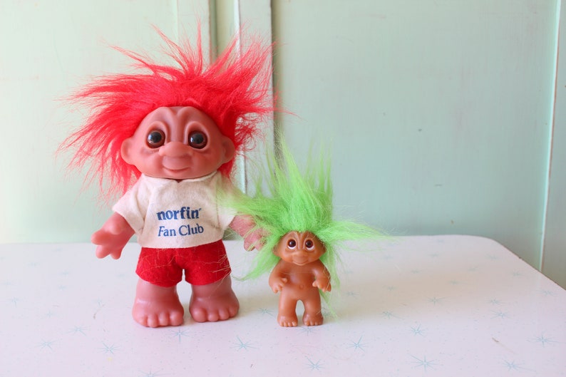 Vintage TROLLS Doll Set...doll. Collectible. Troll. 1980s. Etsy