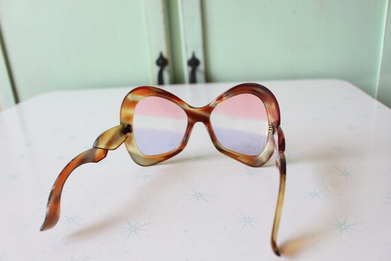 TRUE VINTAGE 1960s Atomic Retro Sunglasses...eyew… - image 7