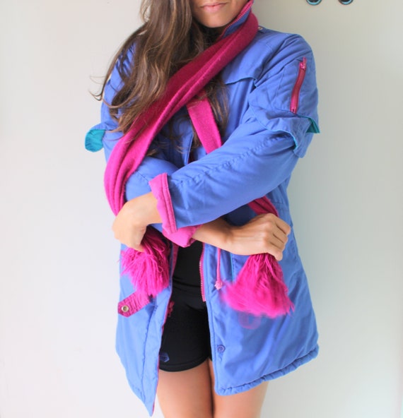 1980s HIPSTER Jacket...unisex. colorful. bright. … - image 1