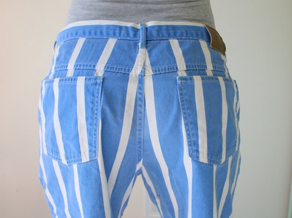 retro striped shorts