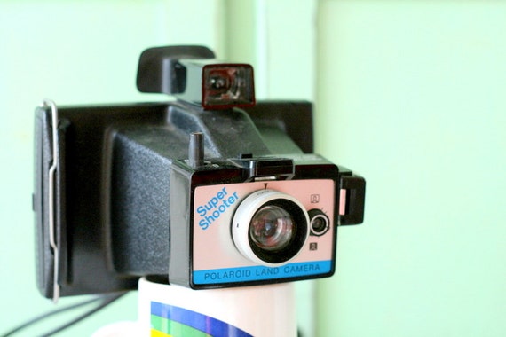 Vintage POLAROID Super Shooter Camera....retro. Photo Prop. Camera Prop.  Kitsch. Funky. 1980s Camera. Vintage Polaroid. Vintage Camera - Etsy