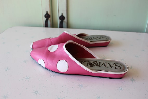 Vintage Pink Sam and Libby Flats....size 7 womens… - image 4