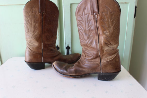 Vintage Cowboy Boots....texas. cowboy. brown. cou… - image 3