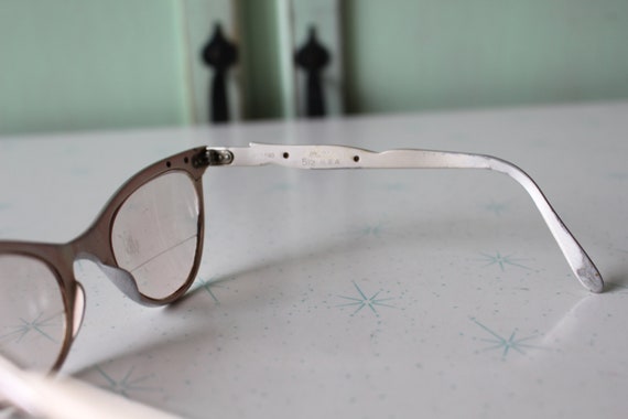 Vintage 1950s Cat Eye Glasses: USA Made Eyewear - image 7